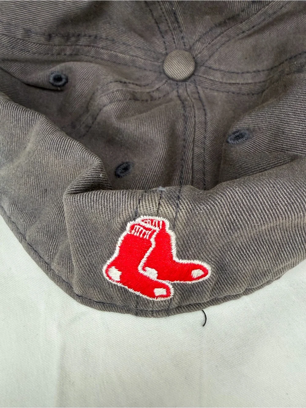 Boston Red Sox Kids Adjustable Gray Cap